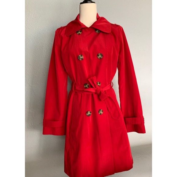 London Fog Jackets & Blazers - Fog women cape double  breasted trench